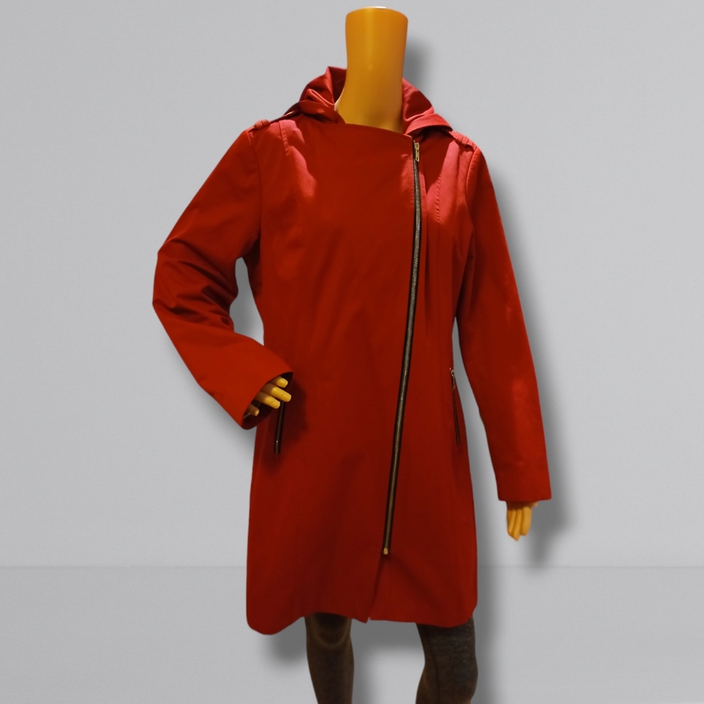 Soia & Kyo Red Trench Coat